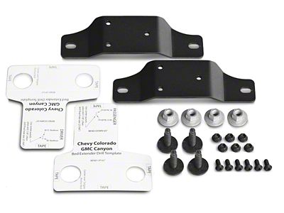 Amp Research 19-22 Chevrolet/GMC Colorado/Canyon Bedxtender HD Kit - Black - 74611-01A