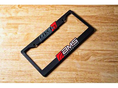 AMS Performance AMS / Alpha License Plate Frame - AMS.00.16.0003-1