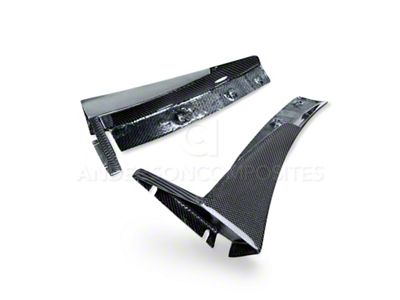 Anderson Composites 14+ Chevrolet Corvette C7 Z06 Front Bumper Canards - AC-FL14CHC7-Z6XC
