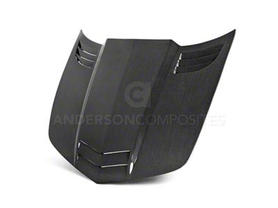 Anderson Composites 10-13 Chevy Camaro TT-Style Carbon Fiber Hood - AC-HD1011CHCAM-TT