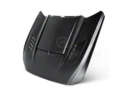 Anderson Composites 15-16 Ford Mustang Excl. GT350/GT350R Ram Air Fiberglass - AC-HD15FDMU-AB-GF