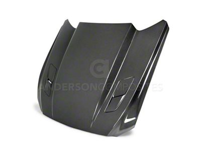 Anderson Composites 15-17 Ford Mustang Excl. GT350/GT350R Double Sided Carbon - AC-HD15FDMU-CJ-DS