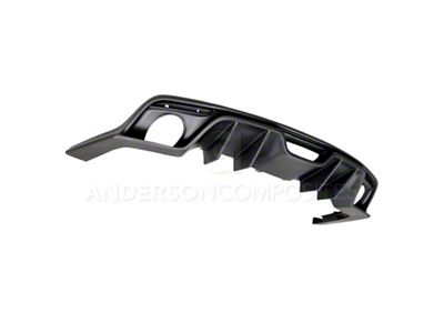 Anderson Composites 15-16 Ford Mustang Type-AR Fiberglass Rear Diffuser - AC-RL15FDMU-AR-GF