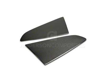 Anderson Composites 2015-2017 Ford Mustang Type -F Style Window Louvers - AC-WL15FDMU-F