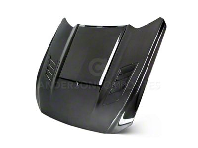 Anderson Composites 15-17 Ford Mustang Excl. GT350/GT350R Ram Air Double - 15FDMU-AB-DS