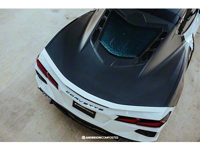 Anderson Composites 20-21 Chevrolet Corvette C8 Dry Carbon Decklid - AC-TL20CHC8-DRY