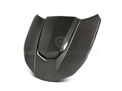 Anderson Composites 2016+ Type-AZ Camaro Double Sided Fiber Hood - AC-HD16CHCAM-AZ-DS