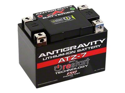 Antigravity Battery YTZ7 Lithium Battery w/Re-Start - AG-ATZ7-RS
