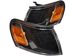 Anzo USA Corner Lights 1993-1997 Toyota Corolla Euro Corner Lights Black - 521036