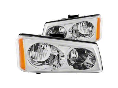 Anzo USA 2003-2006 Chevrolet Silverado 1500 Crystal Headlights Chrome - 111010