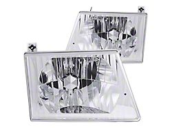 Anzo USA 1992-2006 Ford Econoline Crystal Headlights Chrome - 111026