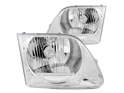 Anzo USA 1997-2003 Ford F-150 Crystal Headlights Chrome - 111030