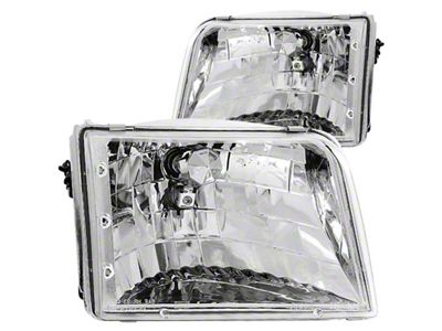 Anzo USA 1993-1997 Ford Ranger Crystal Headlights Chrome - 111036