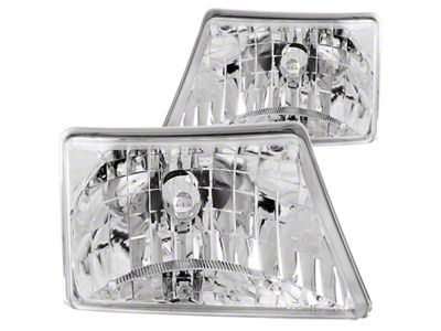 Anzo USA 1998-2000 Ford Ranger Crystal Headlights Chrome - 111037