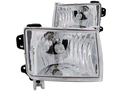 Anzo USA 1998-2000 Nissan Frontier Crystal Headlights Chrome - 111049