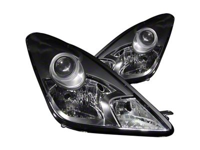 Anzo USA 2000-2005 Toyota Celica Crystal Headlights Black - 121122