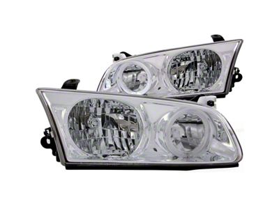 Anzo USA 2000-2001 Toyota Camry Crystal Headlights w/ Halo Chrome - 121124