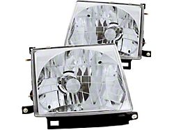 Anzo USA 1997-2000 Toyota Tacoma Crystal Headlights Chrome - 121132