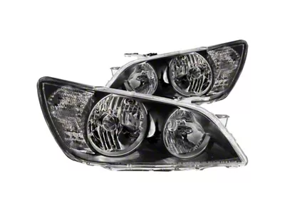 Anzo USA 2001-2005 Lexus Is300 Crystal Headlights Black - 121210