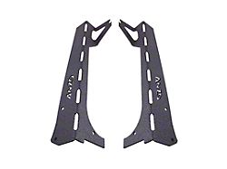 Anzo USA 1996-2006 Jeep Wrangler LED Bar Windshield Mounting Brackets - 851034