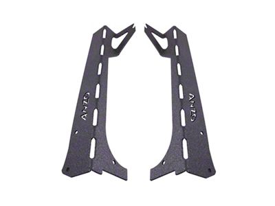 Anzo USA 1996-2006 Jeep Wrangler LED Bar Windshield Mounting Brackets - 851034