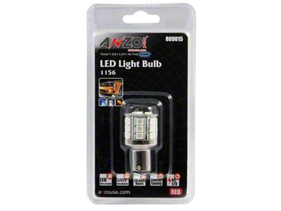 Anzo USA LED Bulbs Universal LED 1156 Red - 23 LEDs - 809015