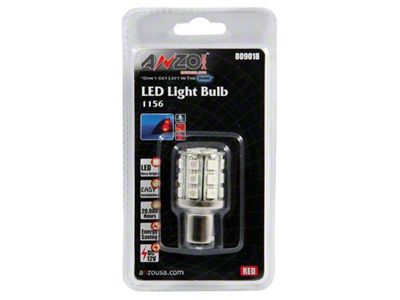 Anzo USA LED Bulbs Universal LED 1156 Red - 24 LEDs - 809018
