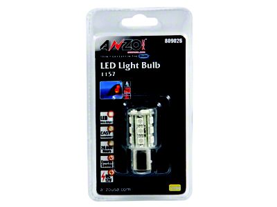 Anzo USA LED Bulbs Universal LED 1157 Amber - 18 LEDs - 809026
