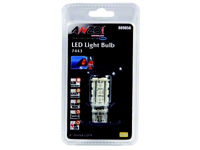 Anzo USA LED Bulbs Universal 7445 Amber - 18 LEDs 1 - 809056