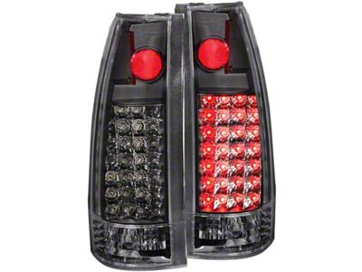 Anzo USA 1999-2000 Cadillac Escalade LED Taillights Black - 311006