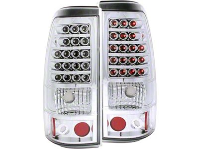 Anzo USA 2003-2006 Chevrolet Silverado 1500 LED Taillights Chrome - 311008