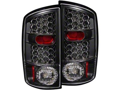 Anzo USA 2002-2005 Dodge Ram 1500 LED Taillights Black - 311018
