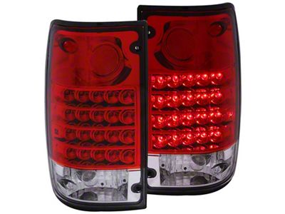 Anzo USA 1989-1995 Toyota Pickup LED Taillights Red/Clear - 311043