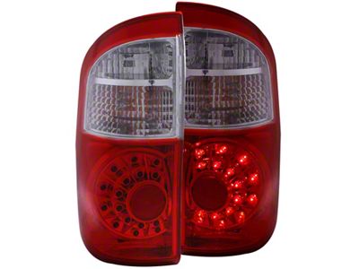 Anzo USA 2004-2006 Toyota Tundra LED Taillights Red/Clear - 311060