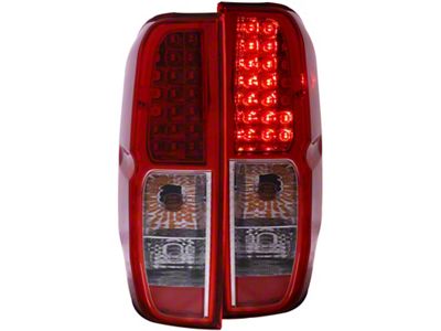 Anzo USA 2005-2008 Nissan Frontier LED Taillights Red/Clear - 311071