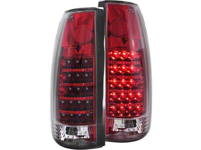 Anzo USA 1999-2000 Cadillac Escalade LED Taillights Red/Clear - 311079