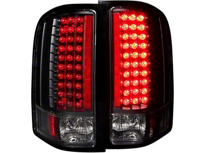 Anzo USA 2007-2013 Chevrolet Silverado 1500 LED Taillights Black - 311081