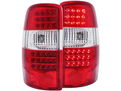 Anzo USA 2000-2006 Chevrolet Suburban LED Taillights Red/Clear G2 - 311100