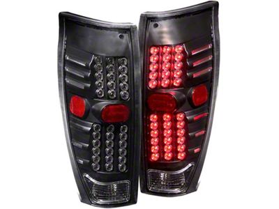 Anzo USA 2002-2006 Chevrolet Avalanche LED Taillights Black - 311115