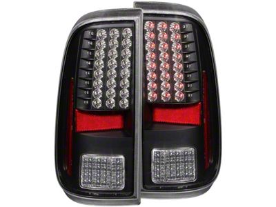 Anzo USA 2008-2015 Ford F-250 LED Taillights Black - 311127