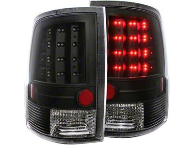 Anzo USA 2009-2015 Dodge Ram 1500 LED Taillights Black - 311144