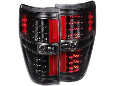 Anzo USA 2009-2014 Ford F-150 LED Taillights Black - 311145