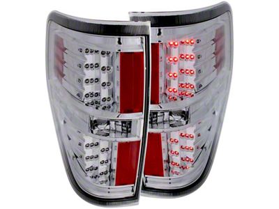 Anzo USA 2009-2014 Ford F-150 LED Taillights Chrome - 311147