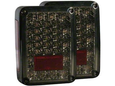 Anzo USA 2007-2015 Jeep Wrangler LED Taillights Smoke - 311203
