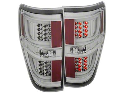 Anzo USA 2009-2013 Ford F-150 LED Taillights Chrome - 311259