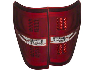 Anzo USA 2009-2013 Ford F-150 LED Taillights Red/Clear - 311260