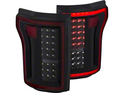 Anzo USA 2015-2016 Ford F-150 LED Taillights Black - 311261