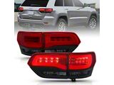 Anzo USA 2014-2016 Jeep Grand Cherokee LED Taillights Red/Smoke - 311269