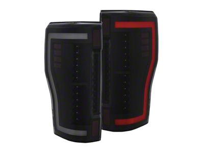 Anzo USA 2017+ Ford F-250 LED Taillights - Black/Smoke - 311288