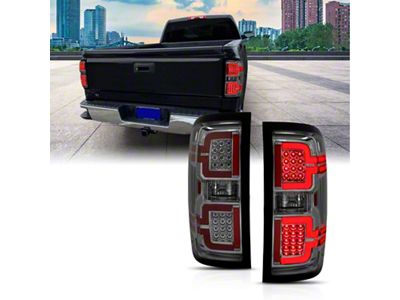 Anzo USA 2014-2018 Chevy Silverado 1500 LED Taillights Smoke - 311290